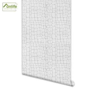 Funlife野性之美凹凸压纹自粘壁纸浴室客厅背景翻新墙纸SWP148