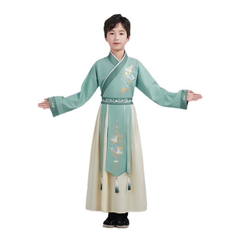 Children's Hanfu for men and women, suit, Chinese style 5