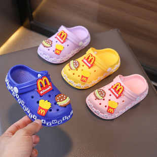 Children's Slippers Summer Sandals Clogs Baby Slippers Wholesale Non-Slip Soft Bottom New Deodorant Boys and Girls