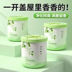 Lubai Gardenia Aromatherapy Solid Balm Home Long-Lasting Room Fragrance Deodorizing Toilet Toilet Freshener