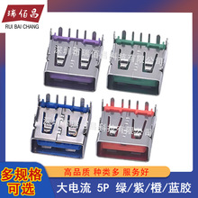 USB 2.0 AFĸ��OPPO���5P���ϲ��5A�����DIP�Gɫ/�tɫ/�{ɫ�z
