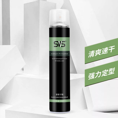 厂家直销 SVVS清香味发胶干胶男士超硬蓬松持久定型发廊专用320ml|ru