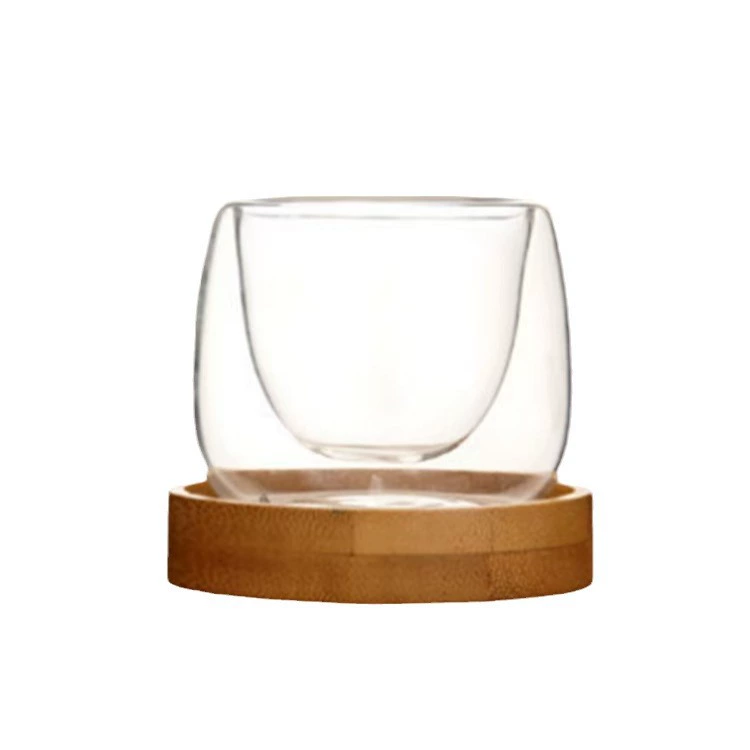 (Cross-border trading), double-layer glass tea set handmade