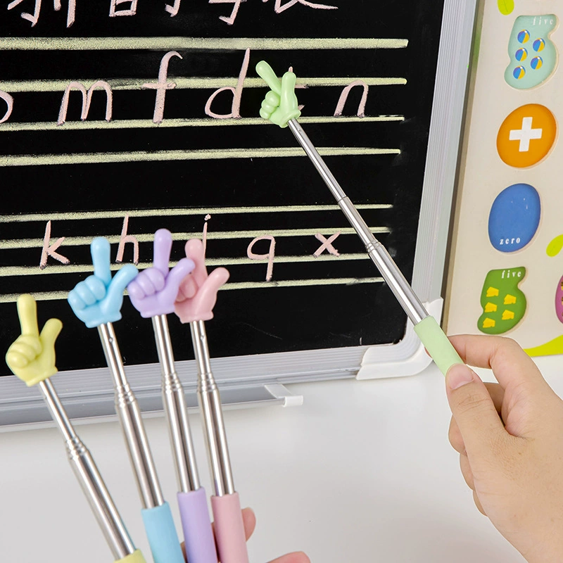 Telescopic teaching rod finger stick children's class reading home teaching rod primary and secondary school students stretching baton finger reading rod