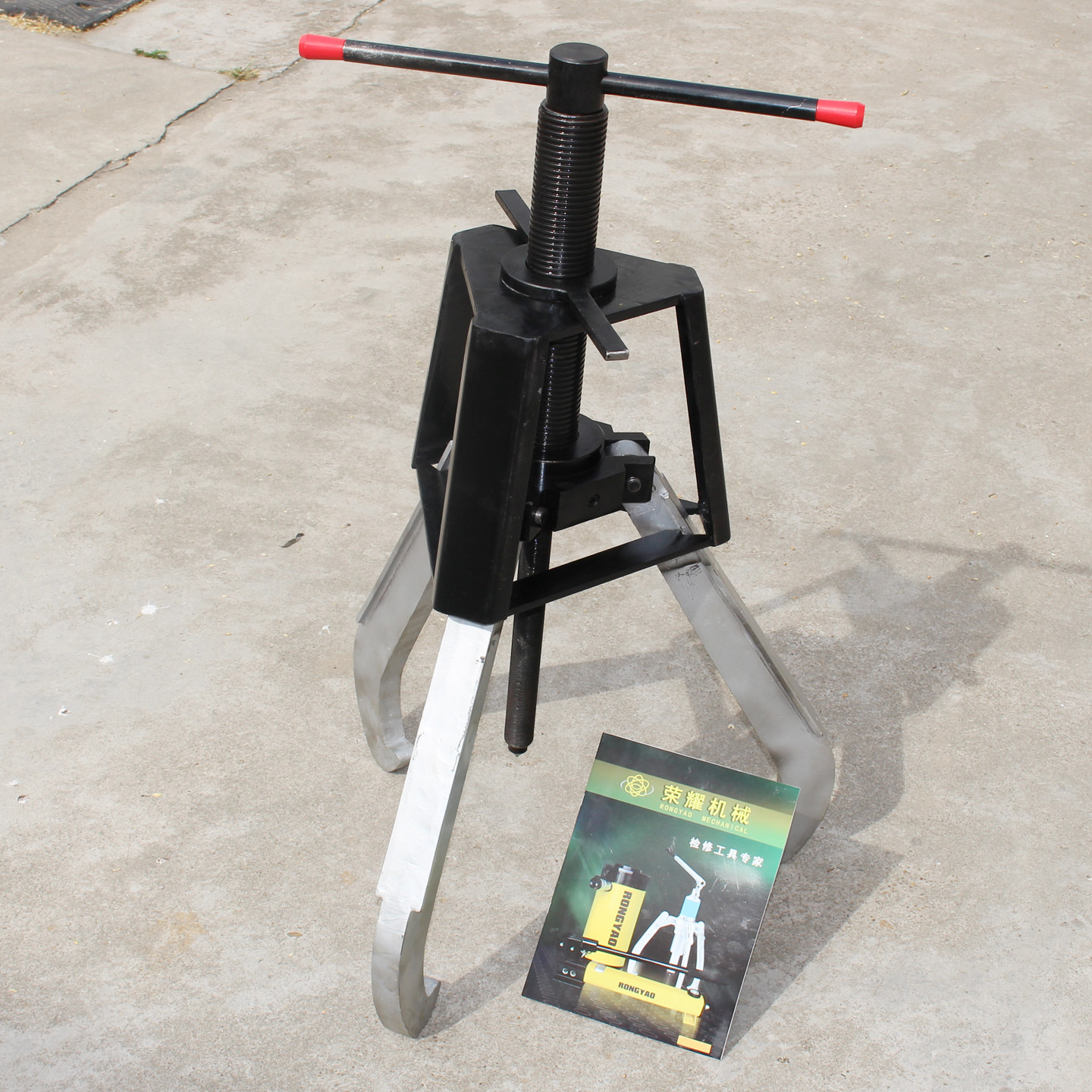 精品热销FEP型5吨防滑拉马10吨手动防滑拉马20吨螺旋丝杆拆卸拉马