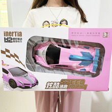 大号惯性赛车儿童玩具车男孩礼物世界名车模型塑料汽车轿车大跑车
