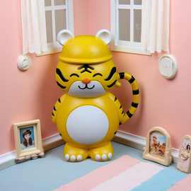 工厂直销直销老虎保温杯304不锈钢内胆树脂外壳男女学生喝水杯