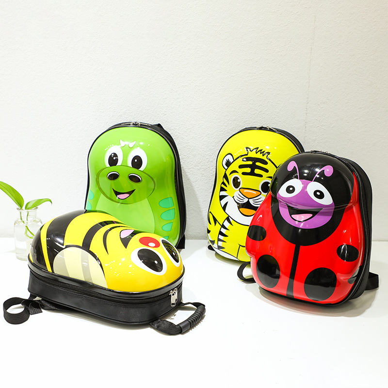 13寸小黃人卡通幼兒園小學生書包蛋殼包兒童書包雙肩背 禮品批發