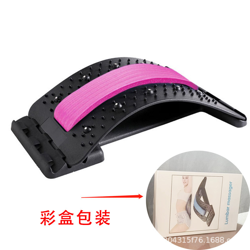 ヨガのアーチ形の腰椎の緩め器の腰のマッサージ器の牽引のストレッチ器の緩め器の睡眠は腰の矯正器をまっすぐに伸ばします。|undefined