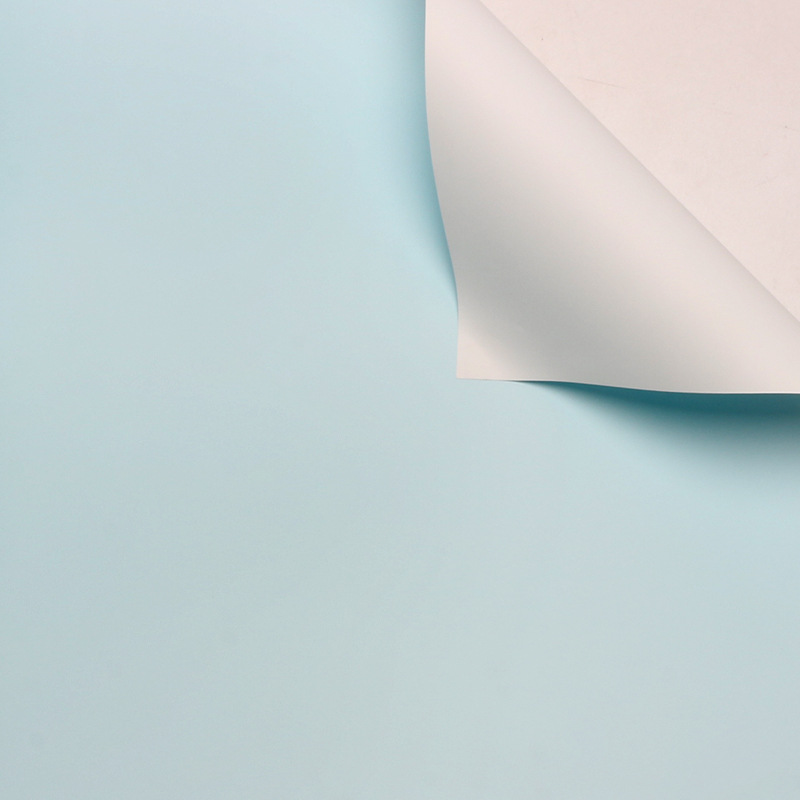 Venta directa de fábrica de papel de embalaje de flores impermeable bicolor Ouya papel ramo floristería floristería material de embalaje floral al por mayor