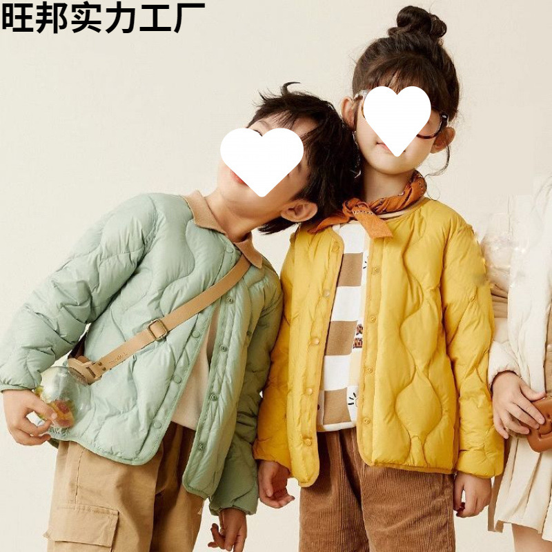校服神器儿童轻薄棉内胆2024新款秋冬男女童棉服宝宝内搭棉外套