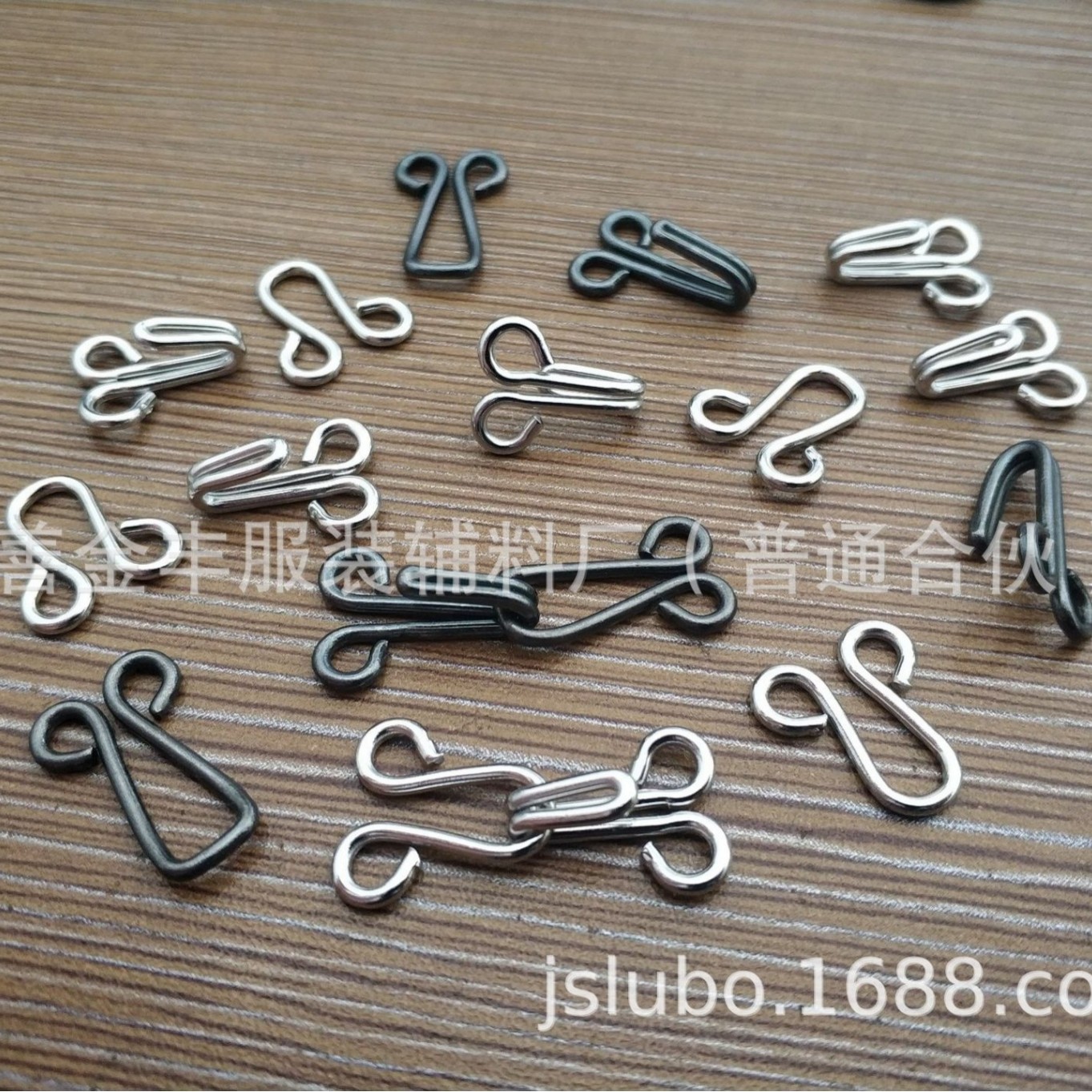 銅質褲鉤銅領鉤 銅對鉤銅褲鉤褲鉤 褲襟銅鉤 衣襟銅鉤 过检针銅鉤