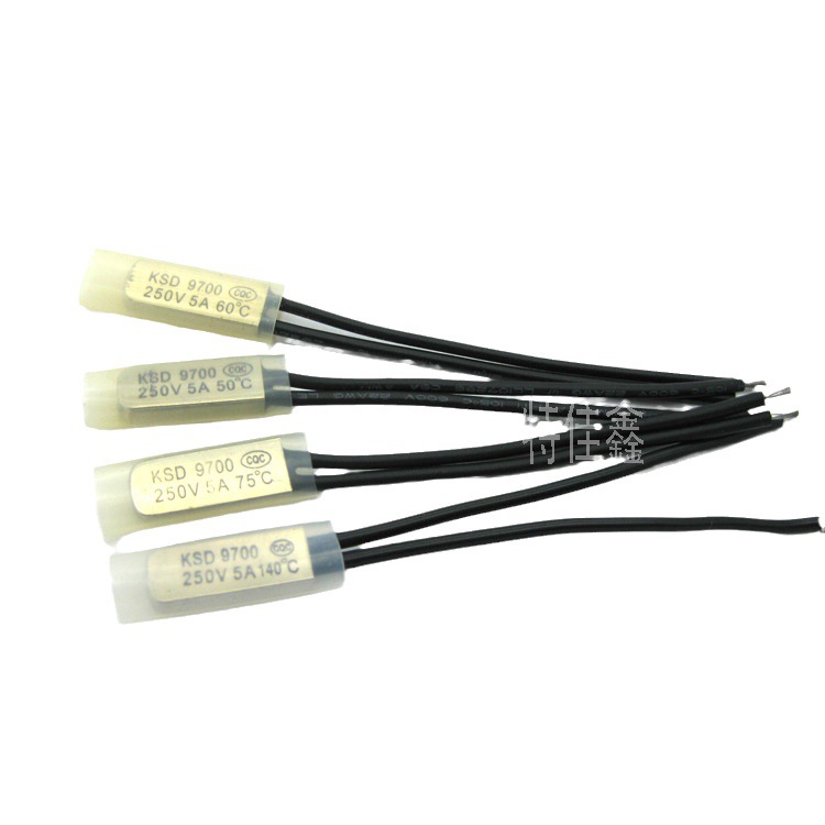KSD9700金属壳温度开关/ 可恢复温度开关/热保护开关常闭常开45度