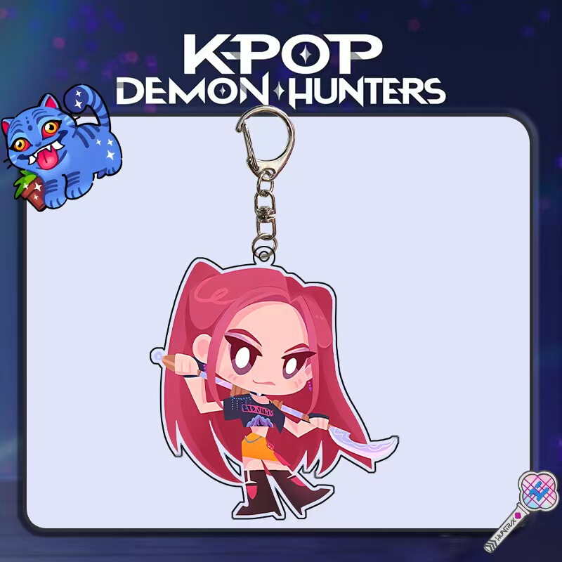 HUNTRIX猎魔女团亚克力钥匙扣可爱动漫包包挂件KPOP周边|undefined