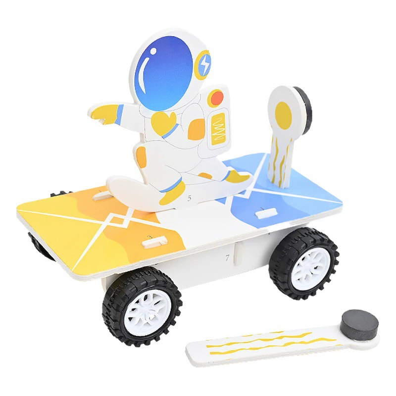 KT Магнитный автомобиль космический научный эксперимент детская ручная работа DIY Технология Производство небольшое изобретение производитель Материал Пакет рекомендация