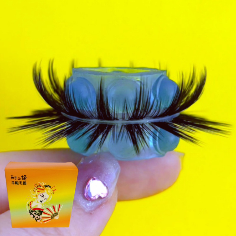 [투명 블루 입자 세트] + 썬 커브드 스트레이트 헤어 2겹