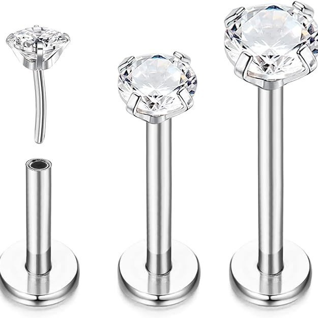 F136チタンピン4mmチタン合金人体ピアスジュエリーアクセサリーリップピアスへそピアスDIYジュエリーアクセサリー