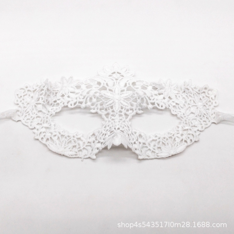 Máscaras de encaje de venta transfronteriza máscaras de plumas de mujer decoración gradiente máscaras de mitad de cara maquillaje de baile accesorios de vestuario sexy