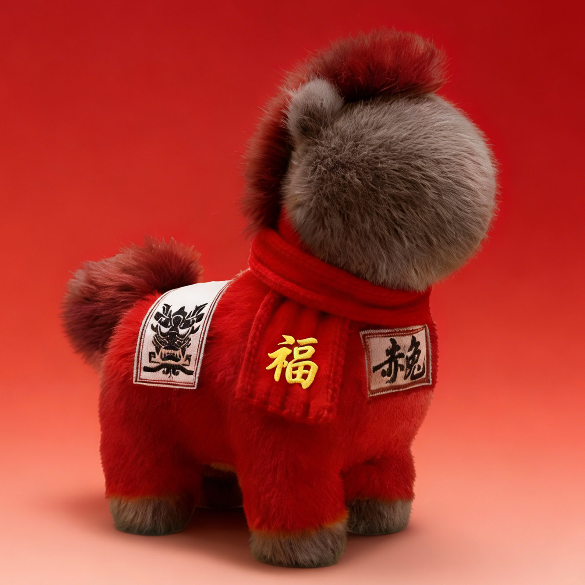 Red Rabbit Horse 2026 Zodiac Year of the Horse Mascot Doll Premium Horse Doll Ornament New Year Small Gift Customized Logo