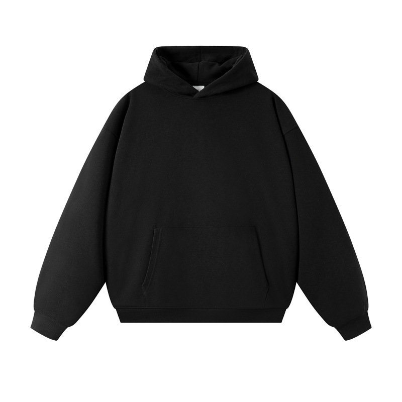 Felpa con cappuccio unisex pesante - Spugna spazzolata 380 g/m² in 13 colori | Felpa streetwear oversize con spalle scese_voghion.com