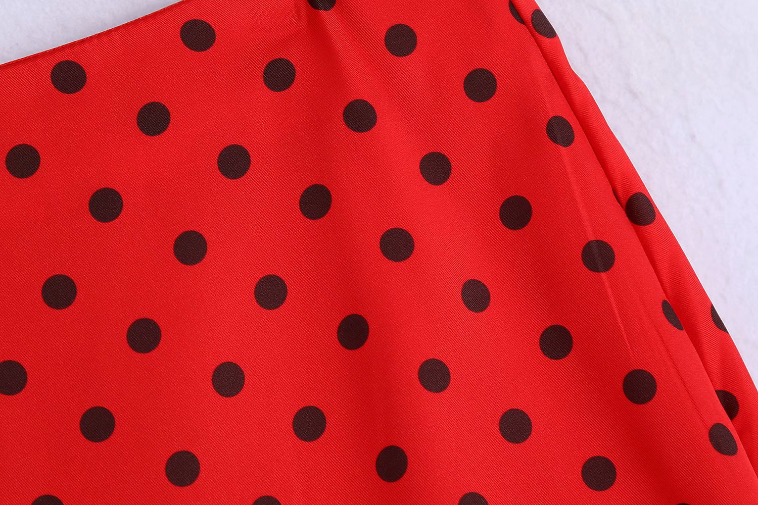 polka dot straight skirt nihaostyles clothing wholesale NSAM81042