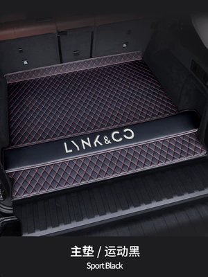 Emp 03 01 05 02 Trunk | Trunk Mat - main-pad-sports-black-black-red-line-other