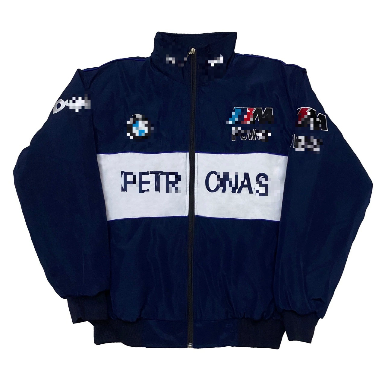 Retro racing car, jersey, jacket, American style, with embroidery, for beloved