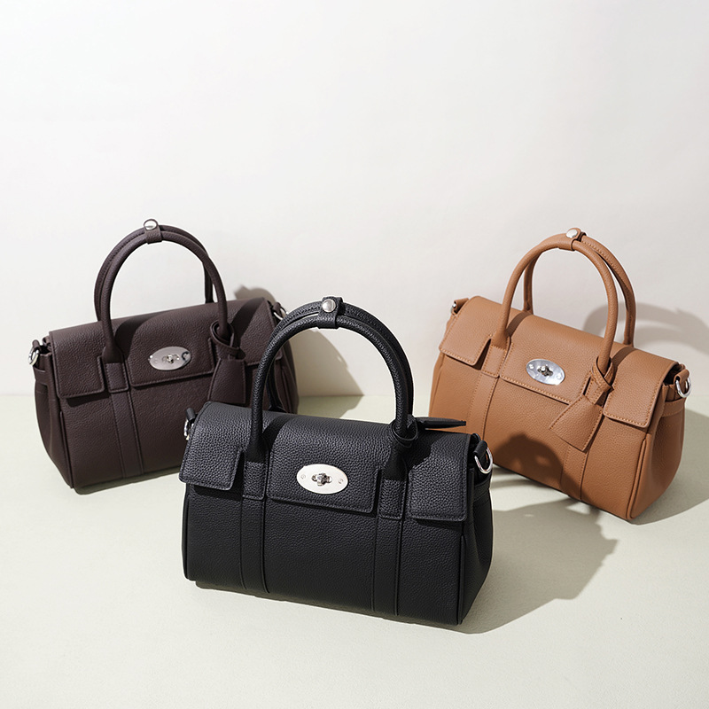 Premium Top Grain Cowhide Designer Handbag - Luxury Crossbody Shoulder Bag For Women, Elegant Commuter Style - Thumbnail 2