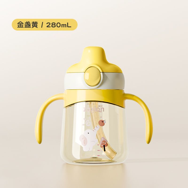 PPSU鸭嘴吸管杯防漏防呛学饮杯6M+婴儿硅胶翻盖奶瓶厂家直销|undefined