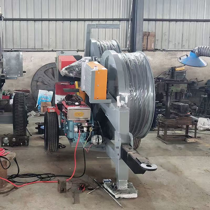 液压3吨张力机通信电缆导线牵引机线杆塔组立张牵机0.75吨张力放