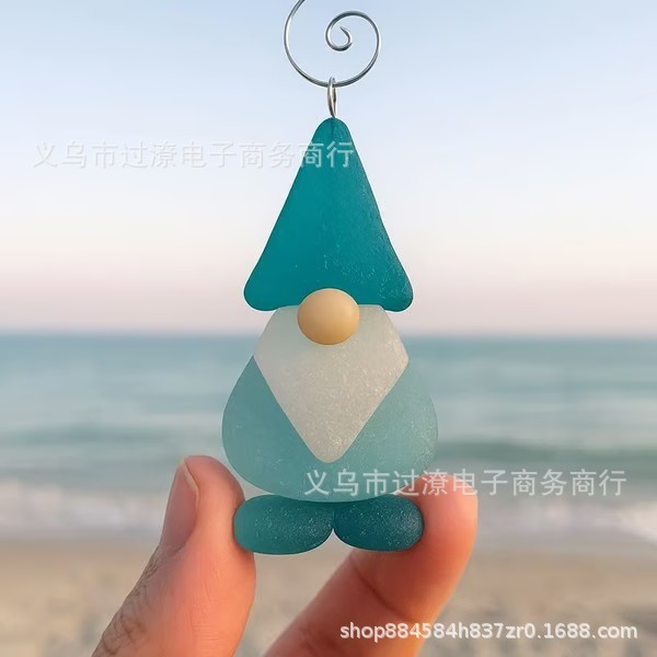 独立站 新款 Christmas Coastal Ornaments 亚克力圣诞海岸装饰品|undefined