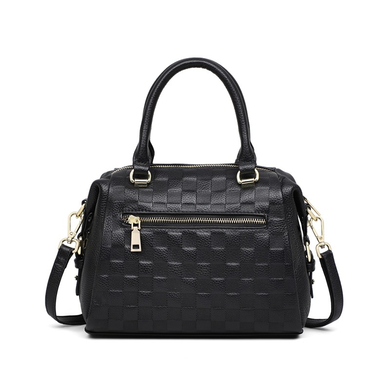 2026 New Arrival Genuine Leather Handbag Large Capacity Crossbody Shoulder Bag Pillow Boston Bag For Women's Commuting - Thumbnail 3
