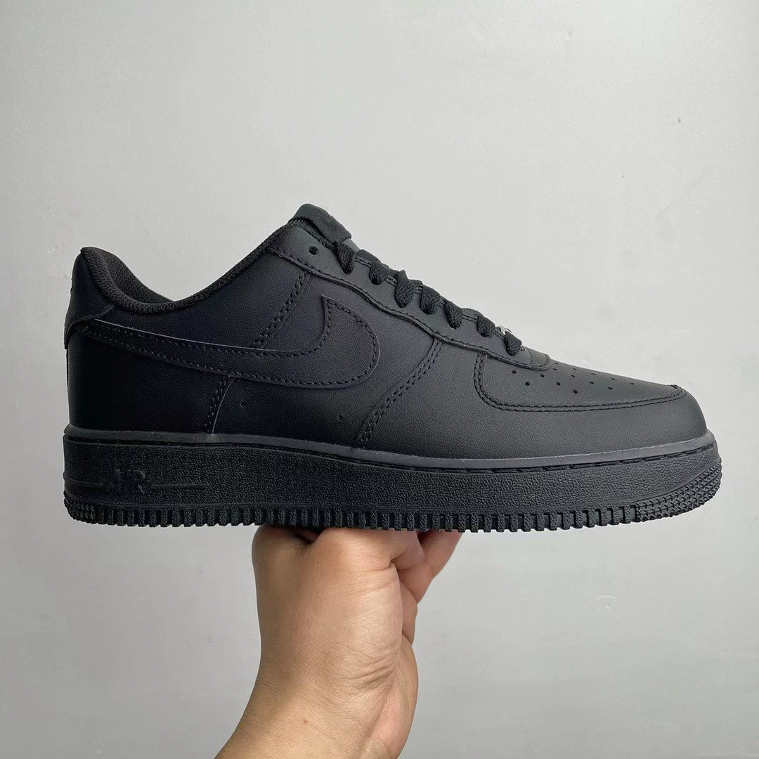 Кроссовки Nike Air Force 1, низкие кожаные универсальные спортивные белые обувь для мужчин и женщин для отдыха, любимые, кожа буйвола