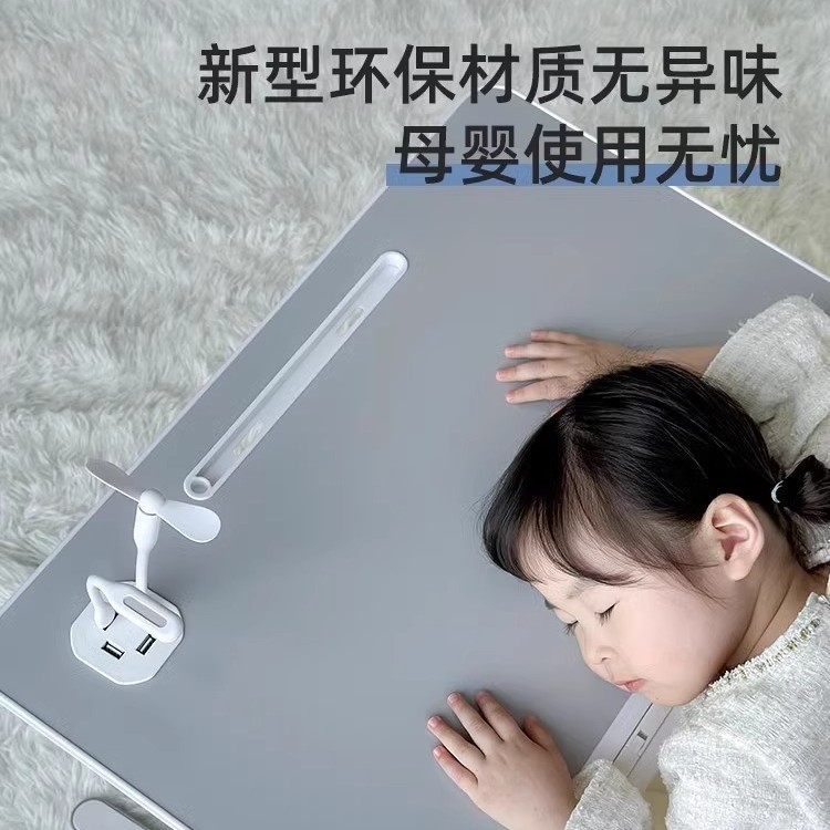 小さなテーブルのベッドの上で昇降できる多機能家庭用手作りテーブルのベッドの上でテーブルを勉強します。|undefined