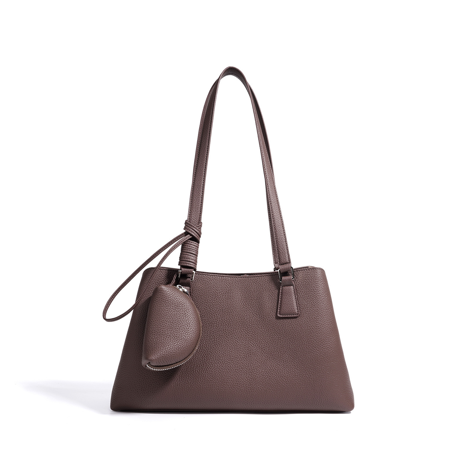 Bolso Bandolera de Cuero de Piel de Vaca de Primera Capa Suave con Cremallera para Mujer image 9