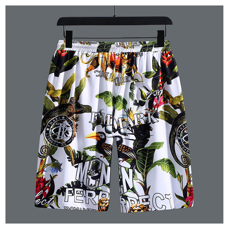 2026 Extra Large Men's Summer Elastic Loose Casual Shorts, Plus Size Quick-dry Sports Shorts_viptrois.com