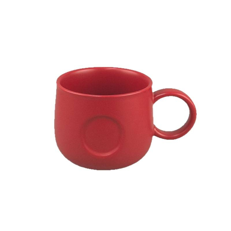 Fuente mate mate mate gran vientre taza de cerámica de temperatura media lujo ligero personalidad taza de marca regalo de comercio exterior taza de café de bronce