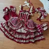 Red slip dress, airplane