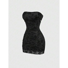 R 28187 Sexy Waist Cinching Bodycon Mini Dress �Ը���������