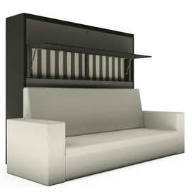 五金配件墨菲床带沙发成人隐形折叠床壁柜多功能隐藏手动侧翻壁床