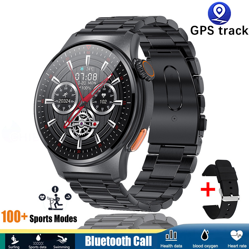 Waterproof Smart Watch with ECG+PPG, 1.39-inch Display, Bluetooth Calling, Watch with Encoder