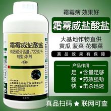 霜虎722克/升霜霉威盐酸盐杀菌菠菜黄瓜蔬菜花椰菜果树霜霉病杀菌