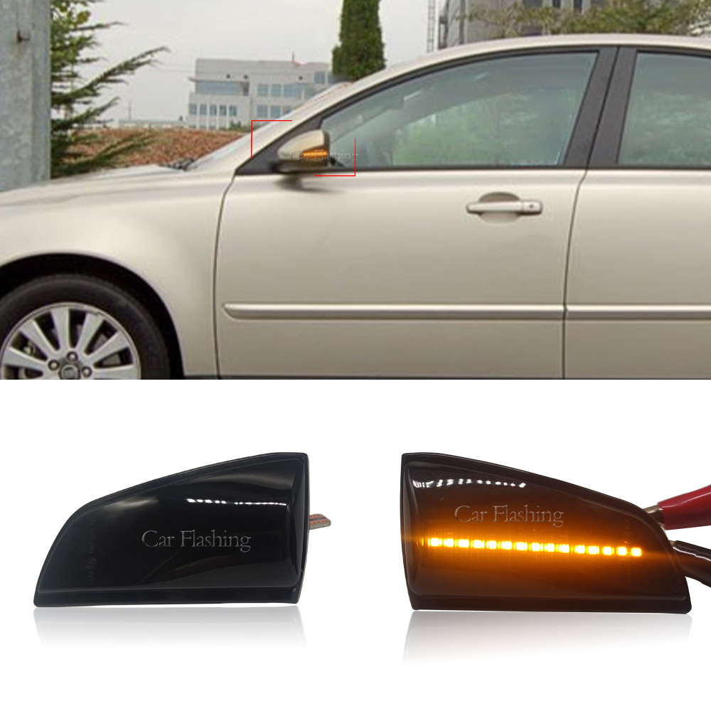 Volvo S40 V50 C70 üçün yan güzgü işığı LED