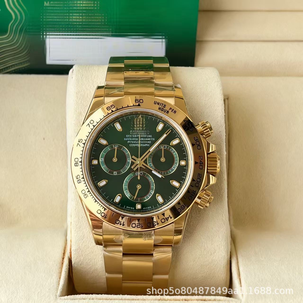 Laojia Cosmic Chronograph Ditona fábrica de relojes limpios Panda Diyu Wenle con el mismo reloj mecánico de acero para hombres