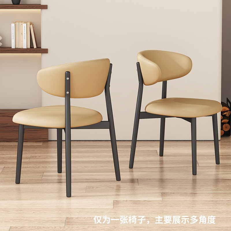 【업그레이드 고양이 발톱 가죽】 블랙 프레임 + 미색 가죽