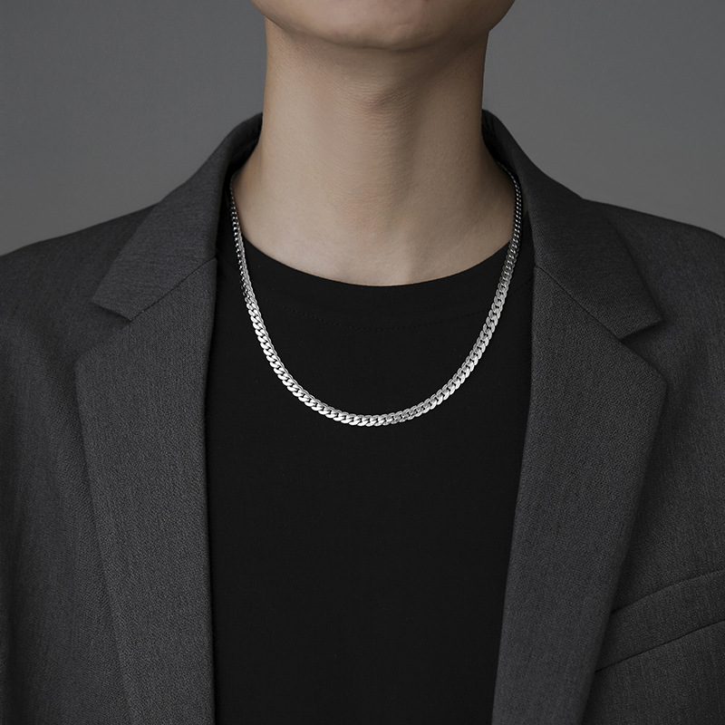 33g Weight Fashion Geometric Titanium Steel Plating Unisex Necklace 1 Piece
