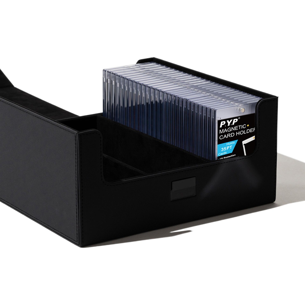 Caja de tarjeta de ladrillo de tarjeta de gama alta 90 + PU Juego de mesa Rey Ultraman tarjeta Bao Ke Meng Wanzhi almacenamiento de tarjetas al por mayor