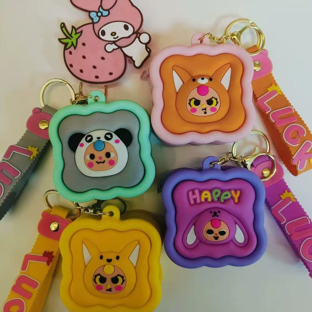 Cartoon wallet, bag, keychain for beloved