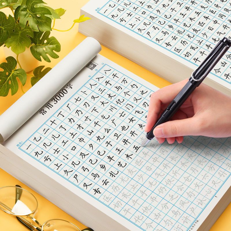 练楷书常用3000字控笔训练小学生正楷点阵笔画初学临摹练习热折扣