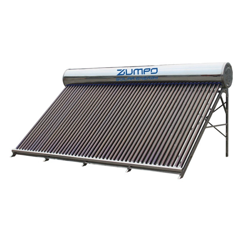 Производители поставляют безнапорные солнечные водонагреватели из нержавеющей стали и вакуумно-трубные солнечные водонагреватели.